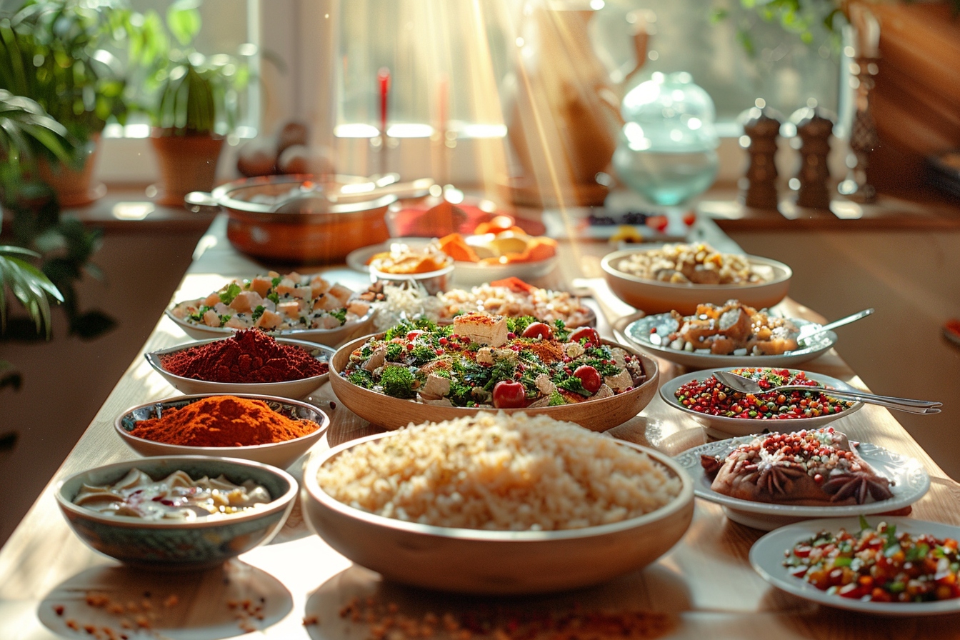 Le partage au cœur du repas : recettes conviviales pour le Ramadan