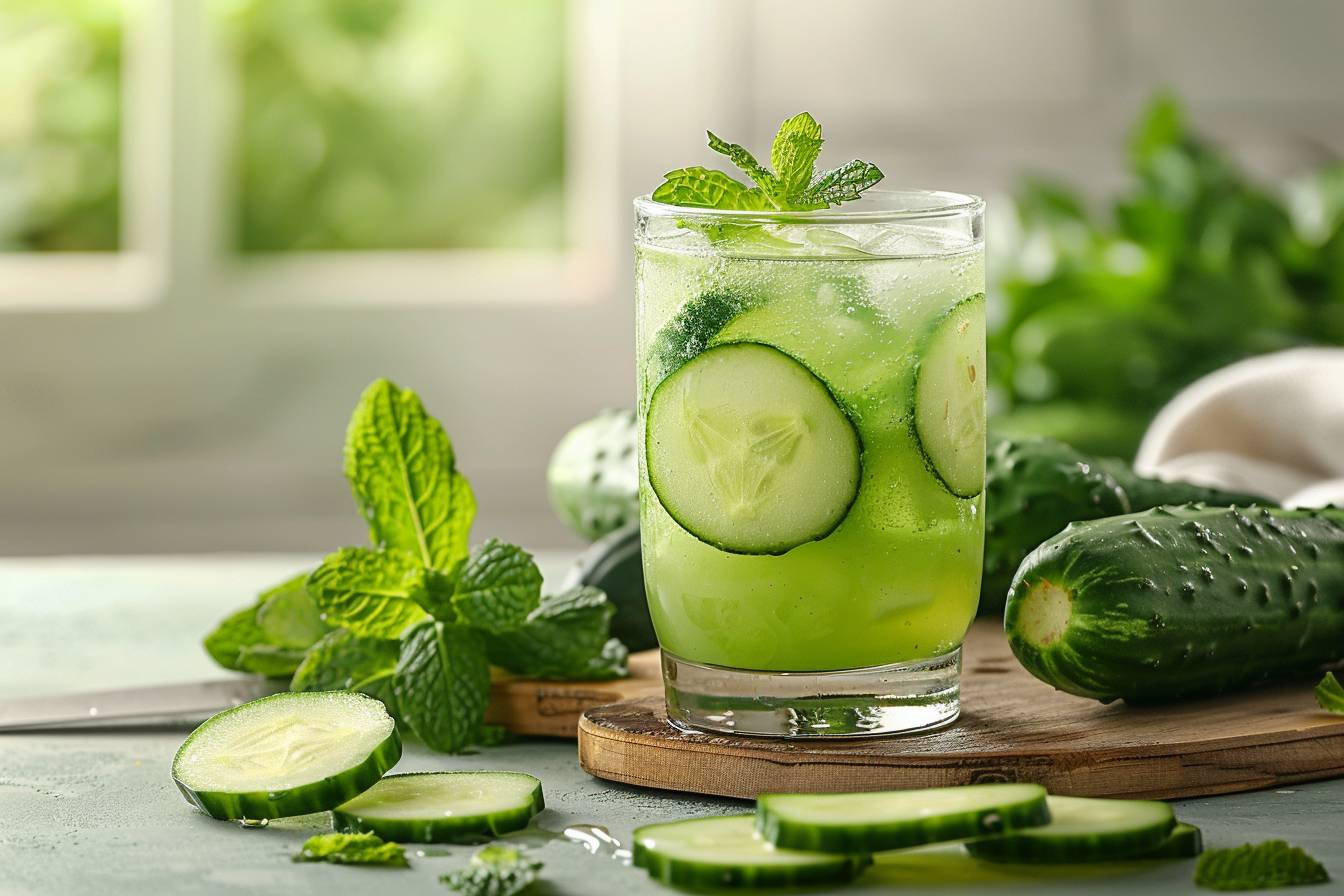 Découvrez les vertus rafraîchissantes du jus detox concombre