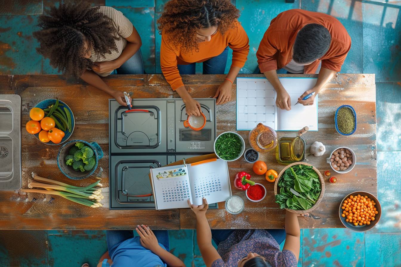 Optimisez votre semaine avec un planning de repas familial