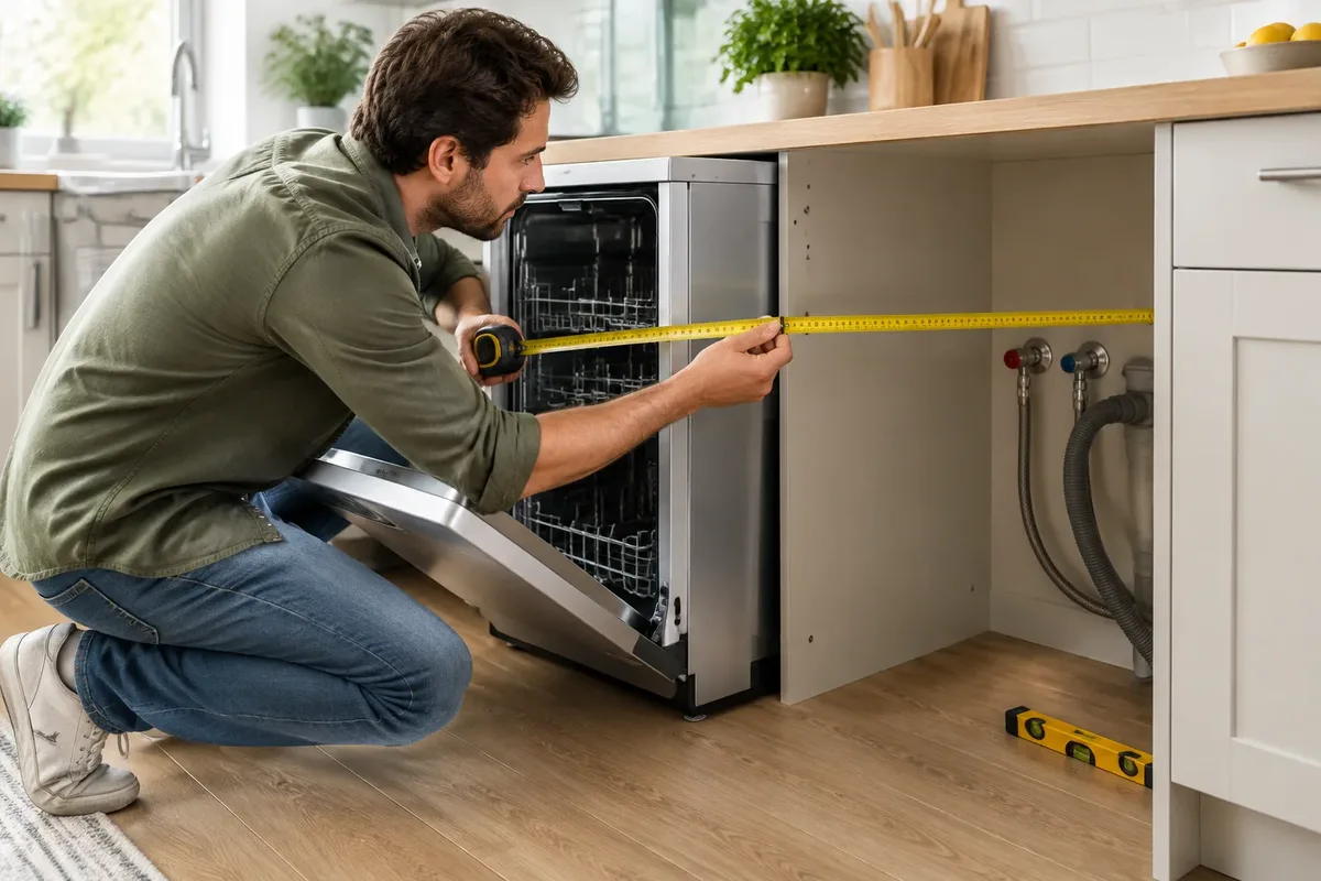 Comment mesurer un petit lave-vaisselle sans erreur